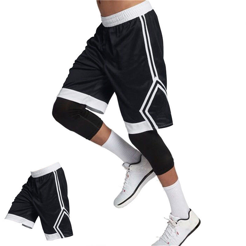 Summer New Men's Five Point Breathable Casual Sports Basketball Pants Shorts