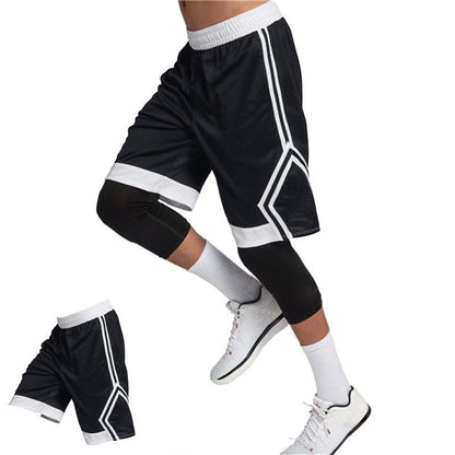 Summer New Men's Five Point Breathable Casual Sports Basketball Pants Shorts