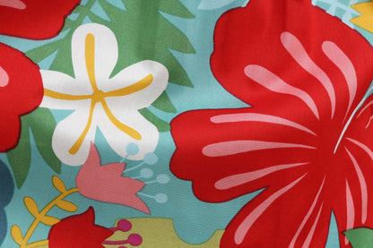 Summer New Style Round Neck Cotton Girls Color Print Skirt Vest Dress