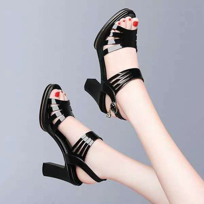 Fish Mouth Shoes Rome Waterproof Platform Women - FLIPSTYLEZLLC