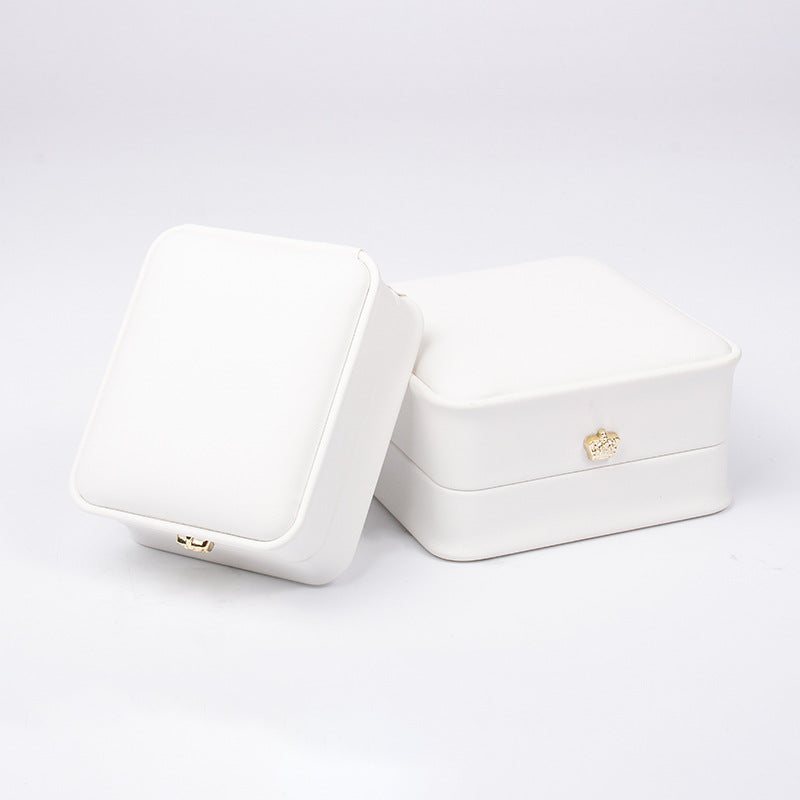 Crown Proposal Ring Box Jewelry Box Jewelry Packaging Box - FLIPSTYLEZLLC