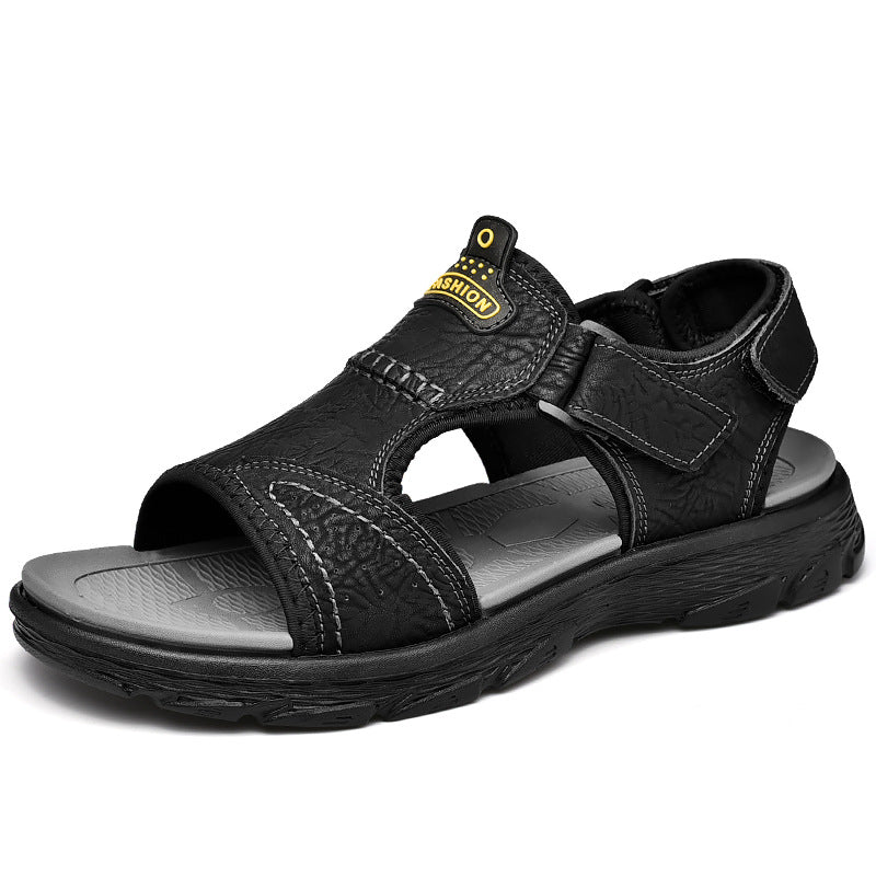 Cowhide Plus Size Outdoor Sports Men's Sandals