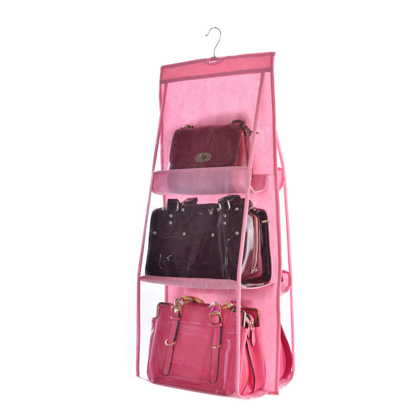 Bag Dust Bag Thickened Double-sided Six-compartment Hanging Storage Bag