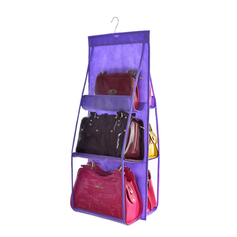 Bag Dust Bag Thickened Double-sided Six-compartment Hanging Storage Bag