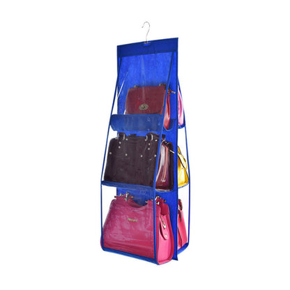 Bag Dust Bag Thickened Double-sided Six-compartment Hanging Storage Bag