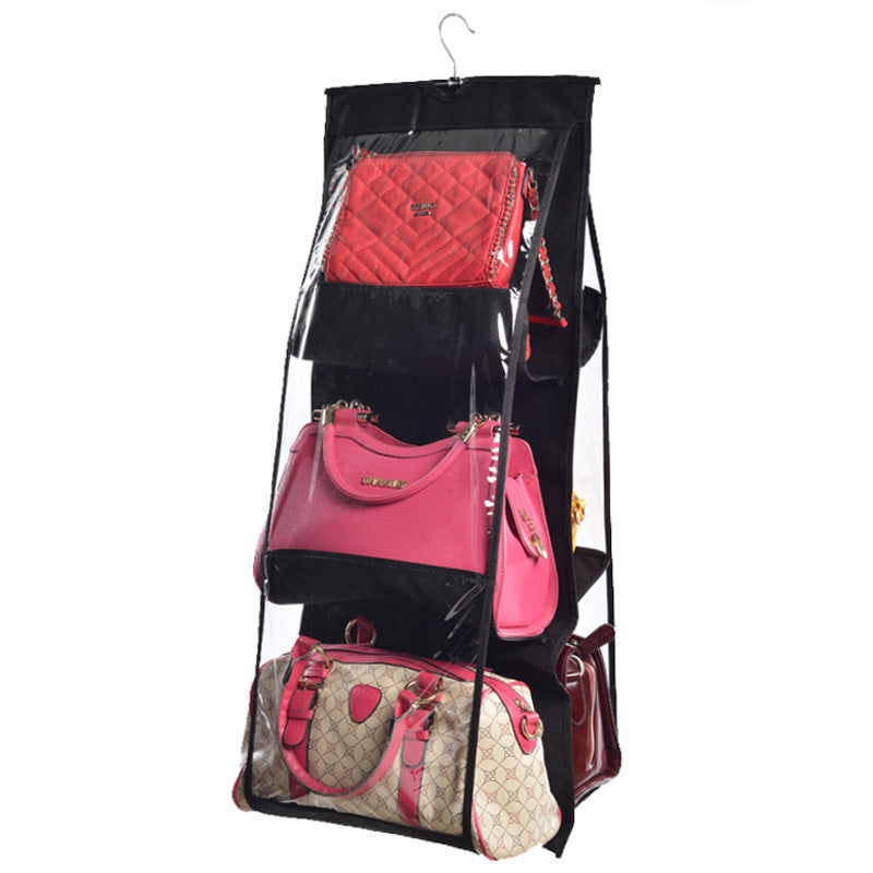 Bag Dust Bag Thickened Double-sided Six-compartment Hanging Storage Bag