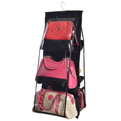 Bag Dust Bag Thickened Double-sided Six-compartment Hanging Storage Bag