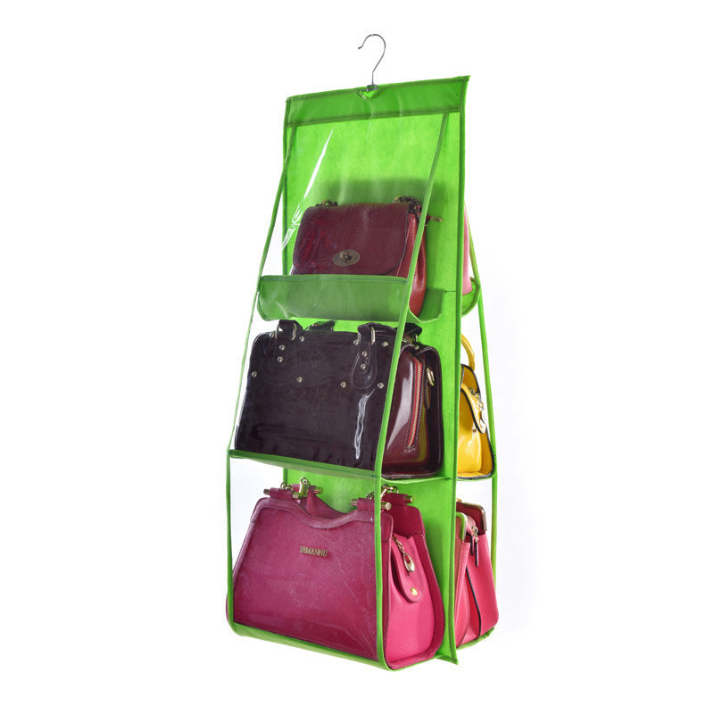 Bag Dust Bag Thickened Double-sided Six-compartment Hanging Storage Bag