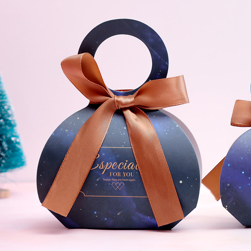 Wedding Creative Portable Paper Box Net Red Wedding Candy Bag Wedding Candy Gift Box