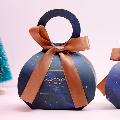 Wedding Creative Portable Paper Box Net Red Wedding Candy Bag Wedding Candy Gift Box