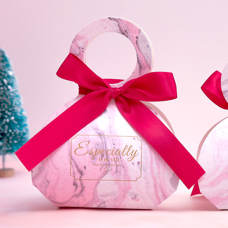 Wedding Creative Portable Paper Box Net Red Wedding Candy Bag Wedding Candy Gift Box