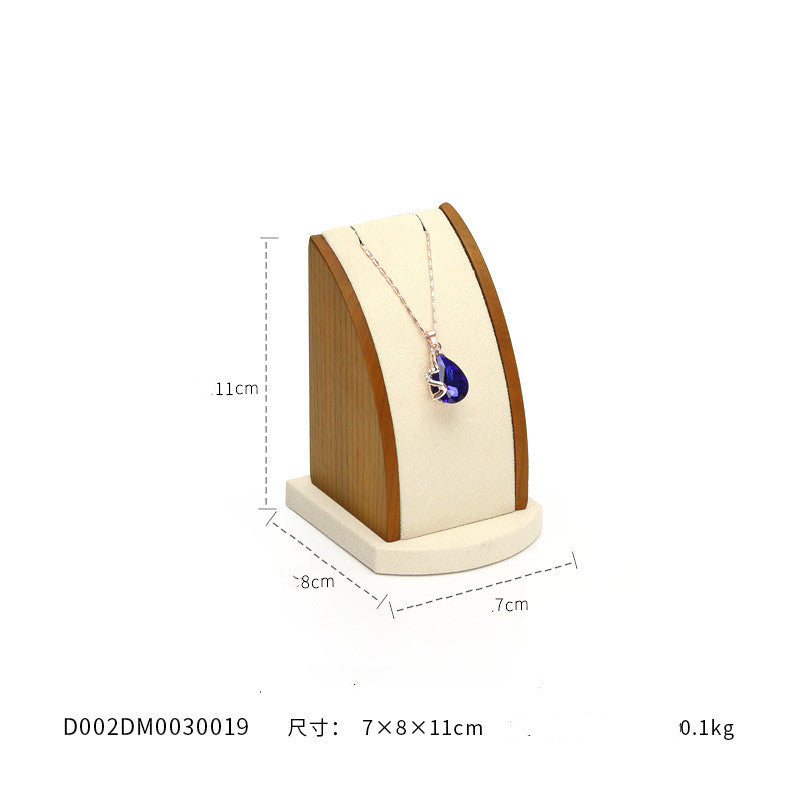 Jewelry Display Stand Factory Direct Necklace Pendant Curved Solid Wooden Jewelry - FLIPSTYLEZLLC