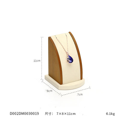 Jewelry Display Stand Factory Direct Necklace Pendant Curved Solid Wooden Jewelry - FLIPSTYLEZLLC