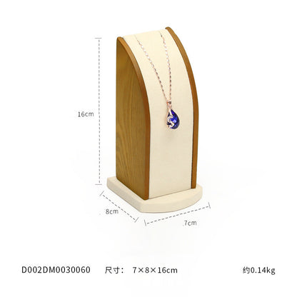 Jewelry Display Stand Factory Direct Necklace Pendant Curved Solid Wooden Jewelry - FLIPSTYLEZLLC
