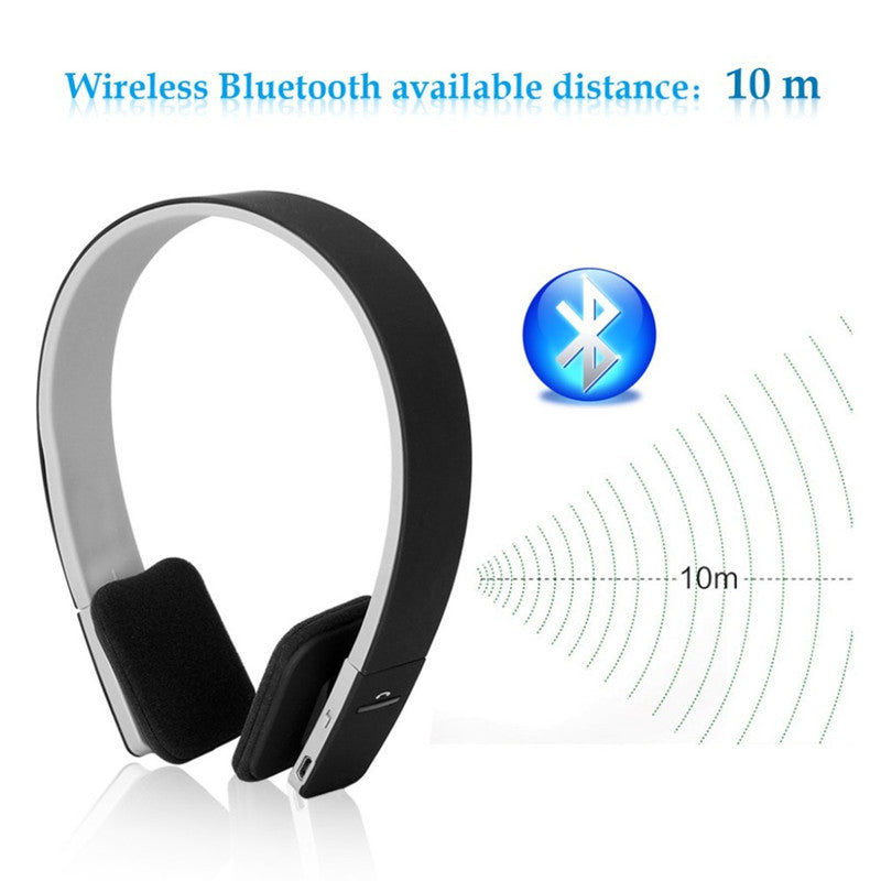 Head-mounted Stereo Wireless Bluetooth Headset