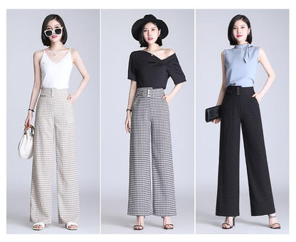 High Waist Cool Wide Leg Pants