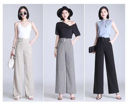 High Waist Cool Wide Leg Pants