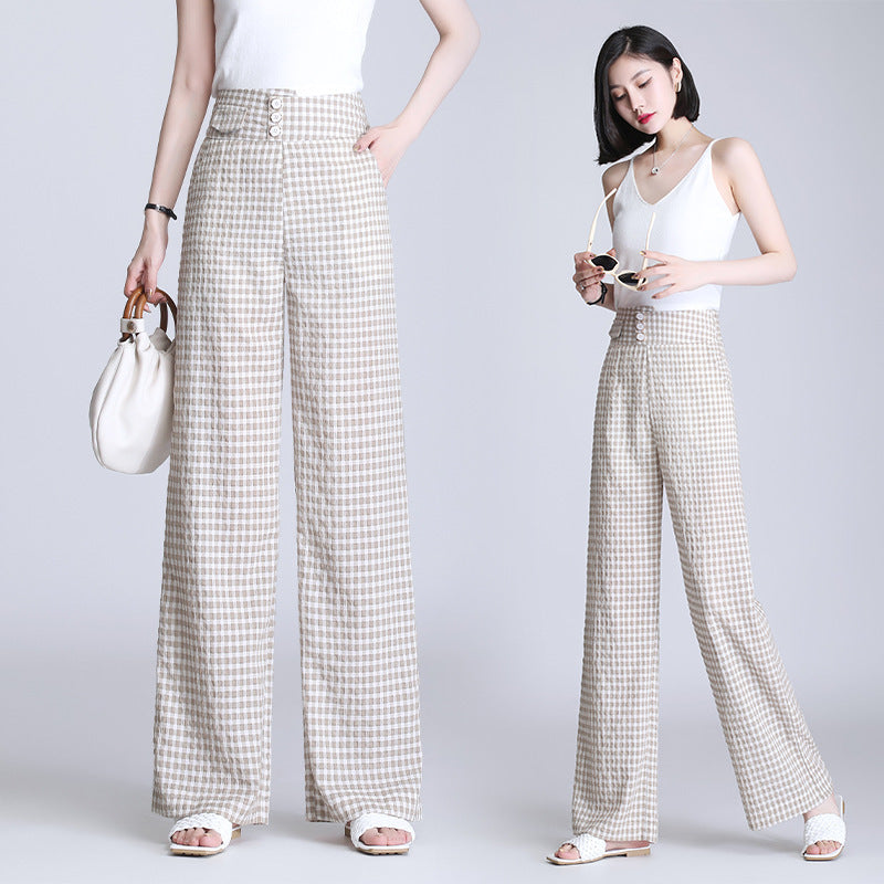 High Waist Cool Wide Leg Pants