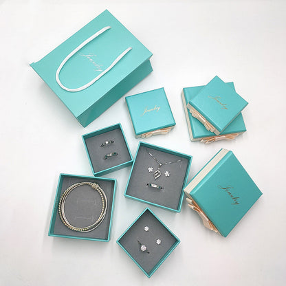 Blue Gift Box Bow Knot Bracelet Bracelet Box