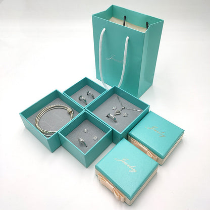Blue Gift Box Bow Knot Bracelet Bracelet Box