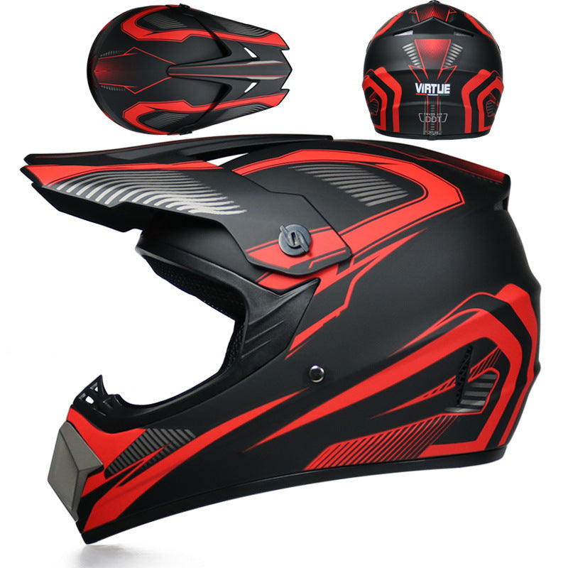 Small Off-road Helmet Racing Lightweight Mountain Full Face Helmet With Goggles