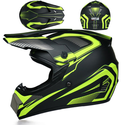 Small Off-road Helmet Racing Lightweight Mountain Full Face Helmet With Goggles