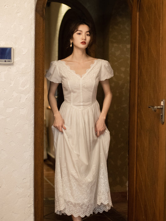 Super Fairy Girl Sweet Wedding Small Dress Long Skirt Girl