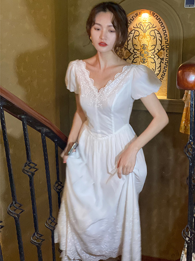 Super Fairy Girl Sweet Wedding Small Dress Long Skirt Girl