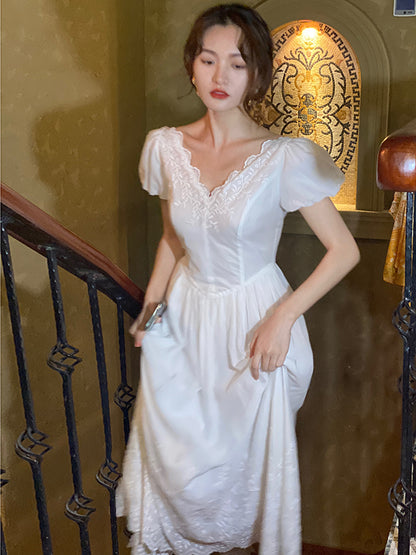 Super Fairy Girl Sweet Wedding Small Dress Long Skirt Girl