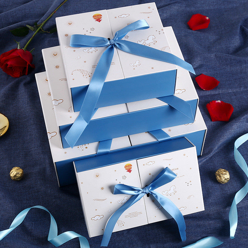 Prince Charming Gift Printed Gift Box Bow Gift Box