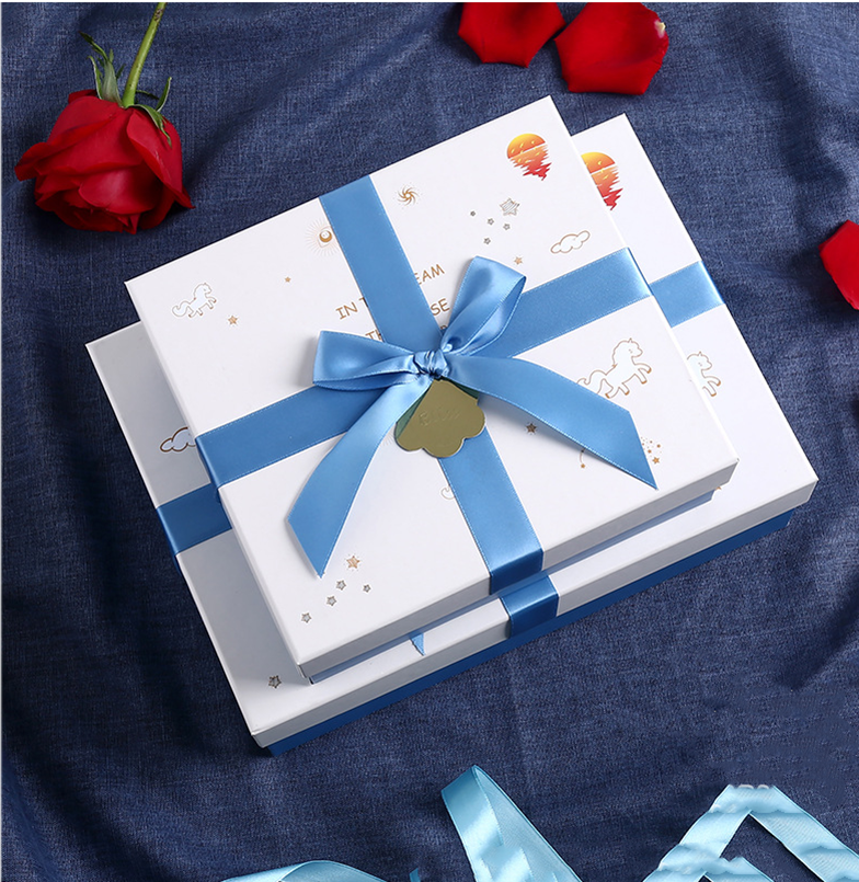 Prince Charming Gift Printed Gift Box Bow Gift Box