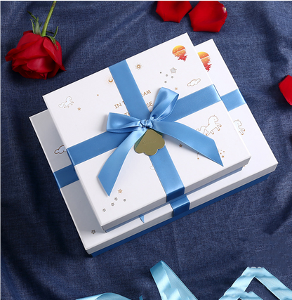 Prince Charming Gift Printed Gift Box Bow Gift Box