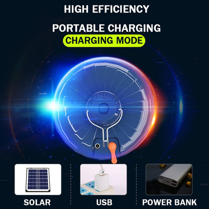 Led Solar Rechargeable Outdoor Garden Light Bulb