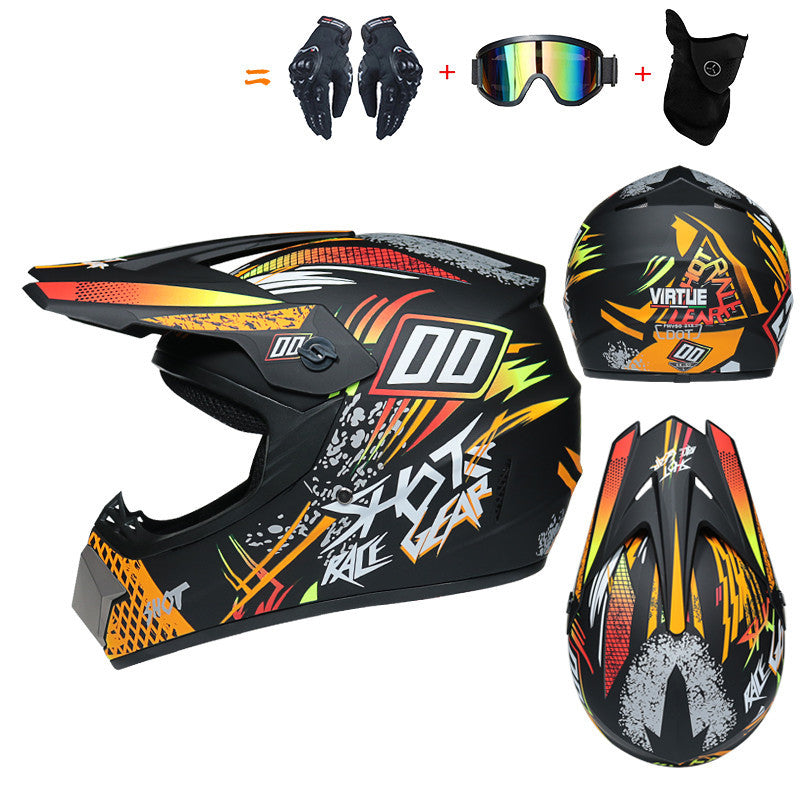 Full Cover Four Seasons Off-road Helmet Racing Downhill Cap Kart