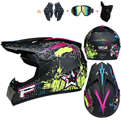 Full Cover Four Seasons Off-road Helmet Racing Downhill Cap Kart