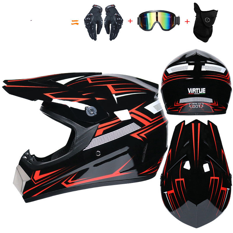 Full Cover Four Seasons Off-road Helmet Racing Downhill Cap Kart