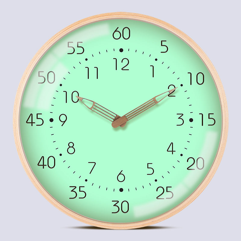 Children''s Learning Schedule Student''s Bedside Solid Wood Wall