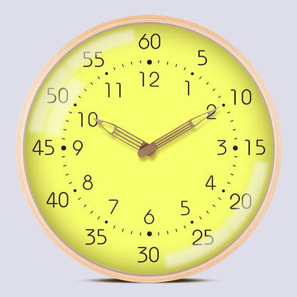 Children''s Learning Schedule Student''s Bedside Solid Wood Wall