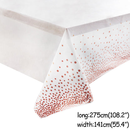 Disposable Tableware Set For Paper Plate Table