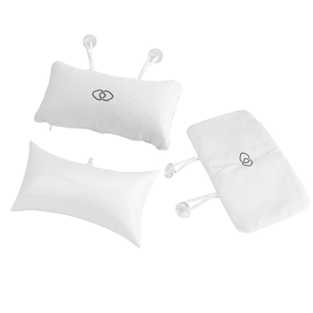 Built-in PVC Inflatable Bag Shower Pillow For Bathroom