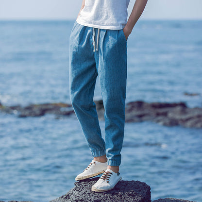 Breathable Loose Plus Size Linen Casual Pants