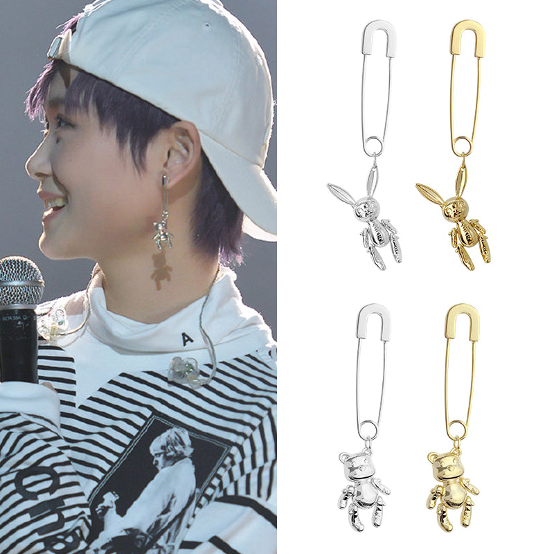 Deli Reba Girl''s Pin Earrings With Movable Limbs