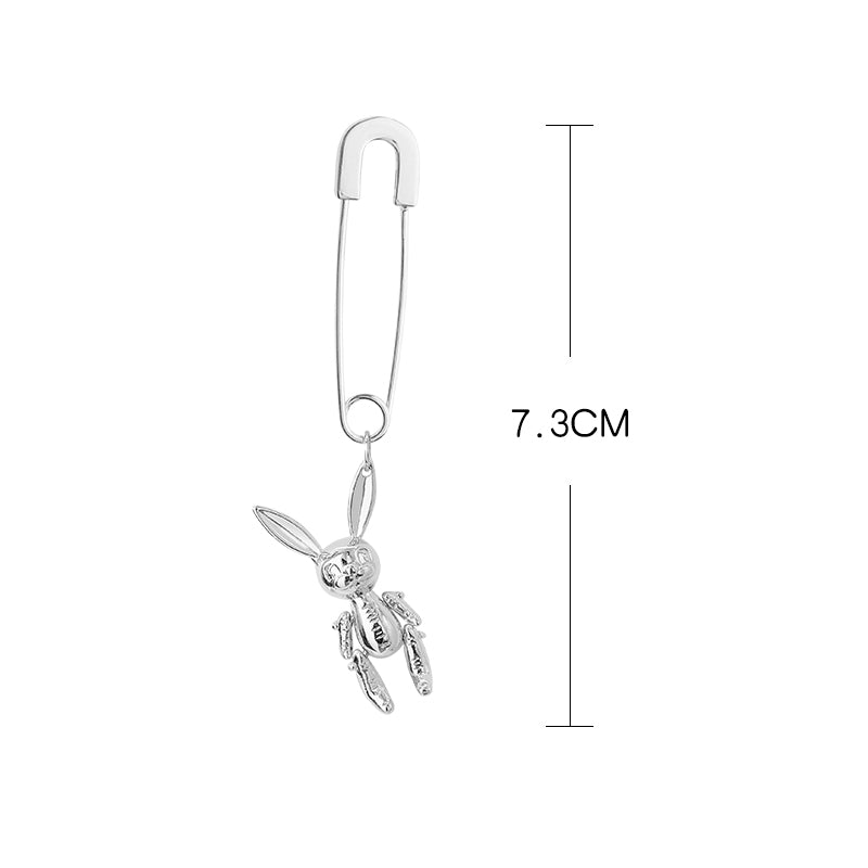 Deli Reba Girl''s Pin Earrings With Movable Limbs