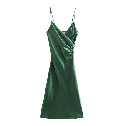 New Product Women's Sexy Pleated Decorative Underwear Style Casual Dress