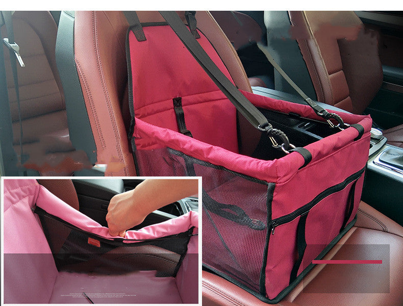 Basket Buckle With Cat And Dog Bag, Pet Car Seat, Anti-dirty Seat, Thickened Corgi Cushion Box