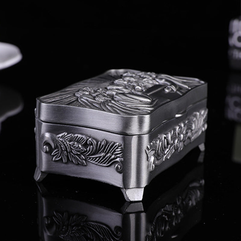 European-style Metal Jewelry Box Creative Retro Christian Small Jewelry Storage Packaging Gift Box
