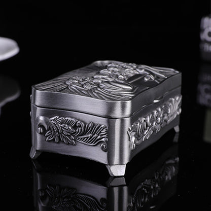 European-style Metal Jewelry Box Creative Retro Christian Small Jewelry Storage Packaging Gift Box