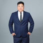 Plus Fat Plus Size Men's Suit Jacket Business Fat Suit