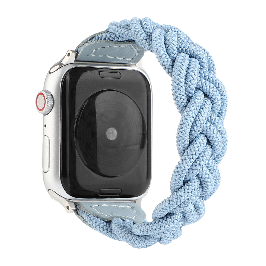 Compatible with Apple, Suitable For Iwatch6 Single Loop Braided Watch Strap