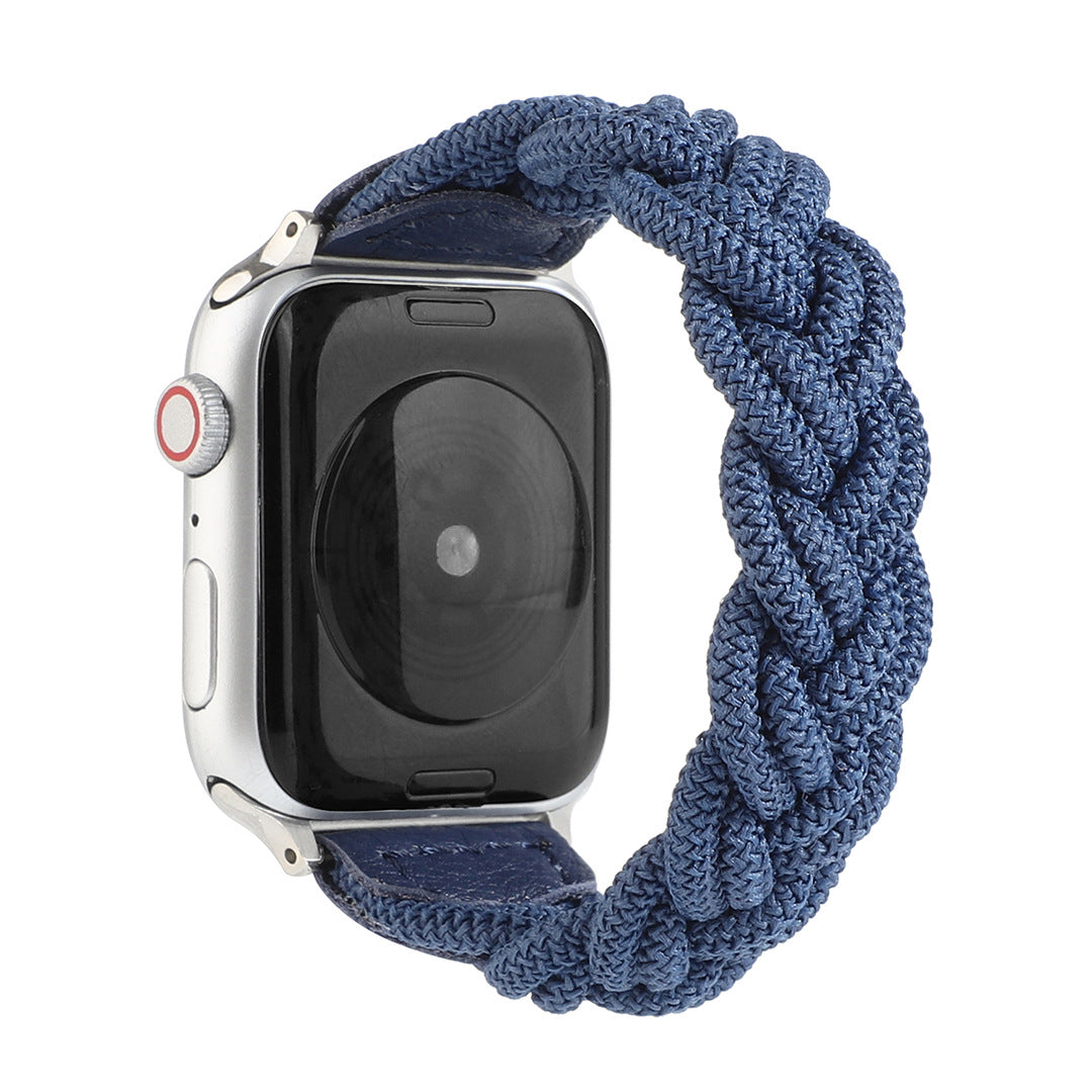 Compatible with Apple, Suitable For Iwatch6 Single Loop Braided Watch Strap